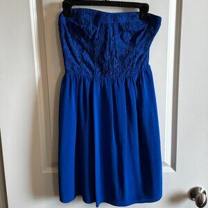Royal Blue Mini Dress